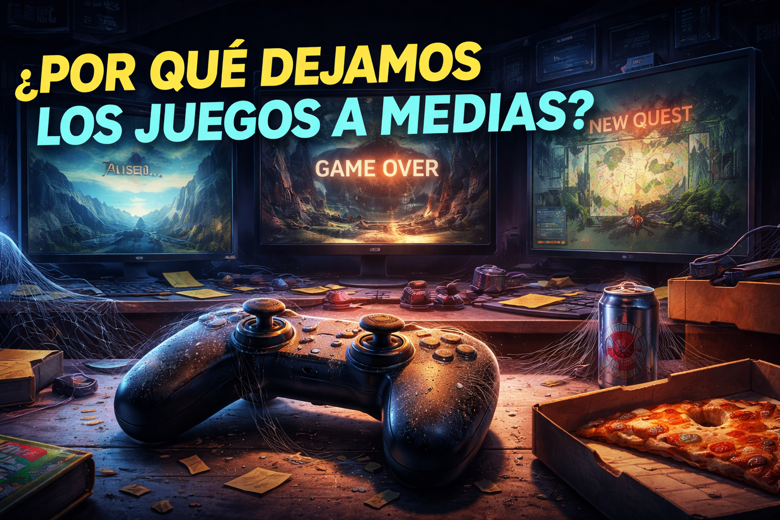 ¿Por qué dejamos los juegos a medias?
